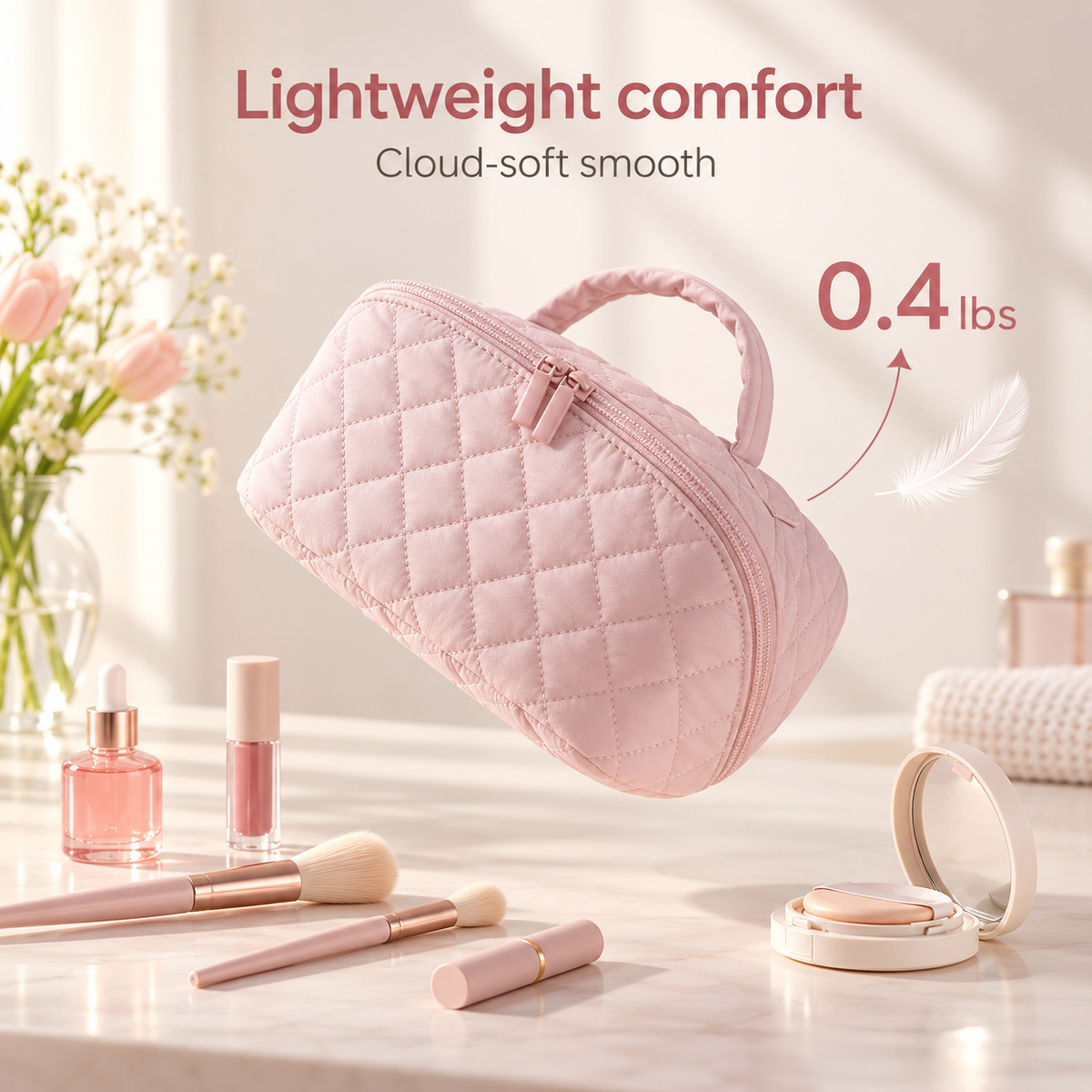 🎉Travel Makeup Bag for Woman-Large Size