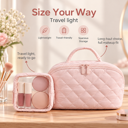 🎉Travel Makeup Bag for Woman-Large Size