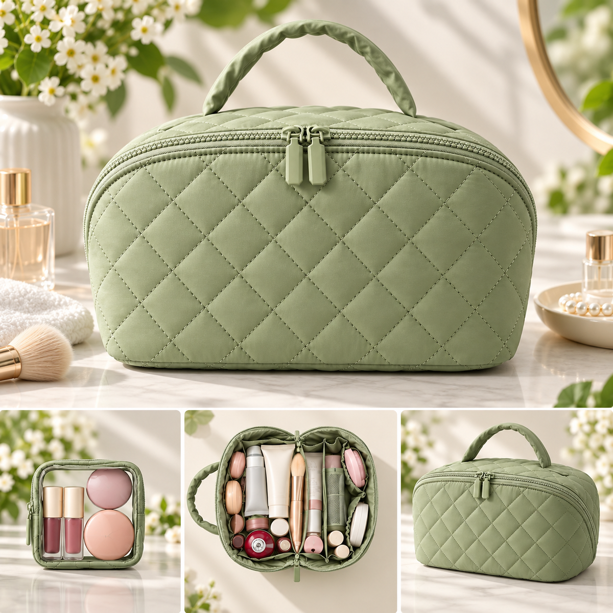 🎉Travel Makeup Bag for Woman-Large Size