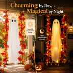 👻Light-Up Maple Ghost Swing Halloween Decoration🍁