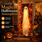 👻Light-Up Maple Ghost Swing Halloween Decoration🍁