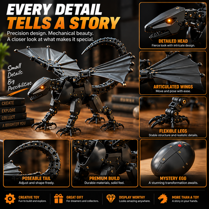 🐉2-in-1 Transforming Dragon Egg – Mechanical Dragon Toy & Collectible