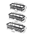 6-Piece Shower Caddy Set – No-Drill Bathroom Storage
