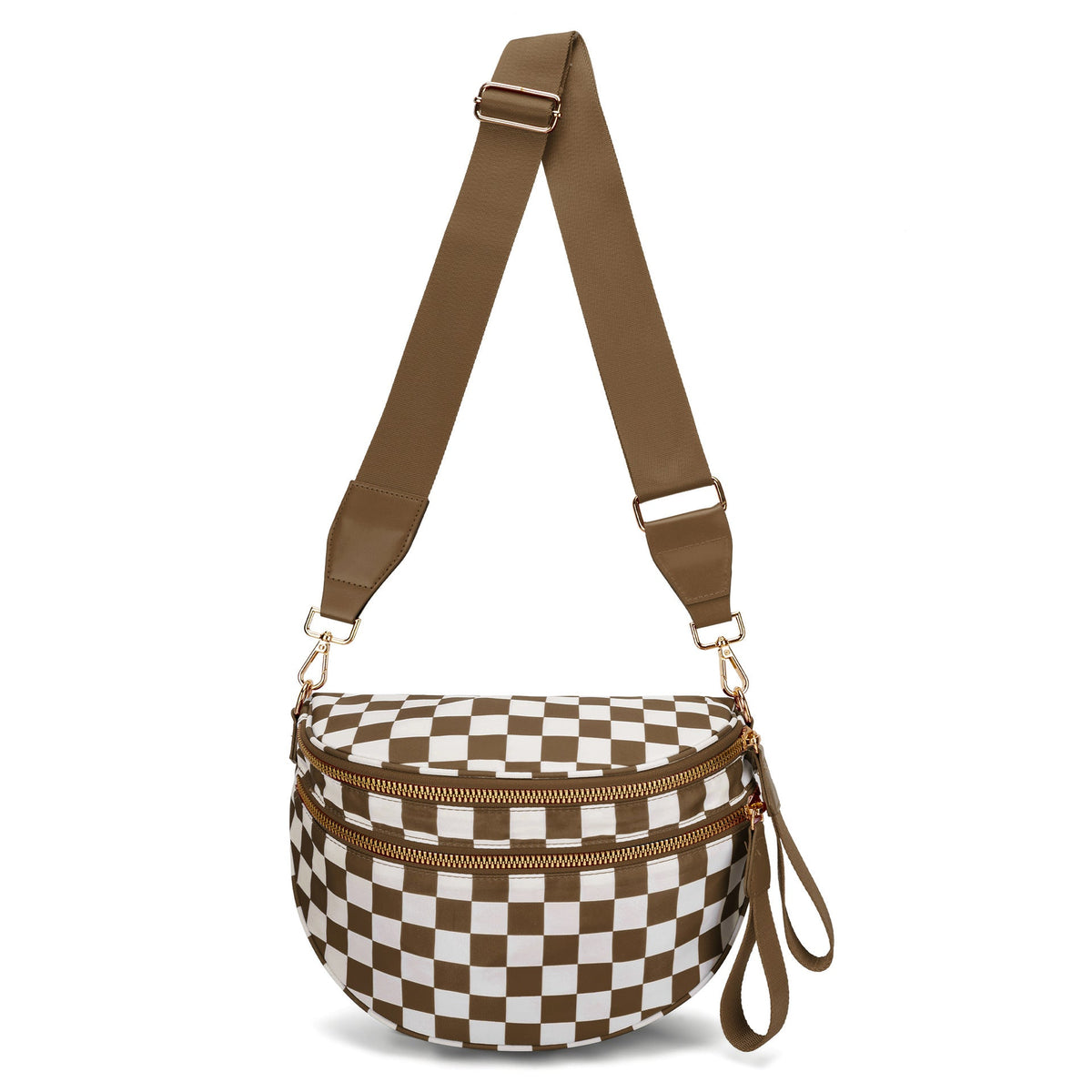 👜Women's Stylish Vintage Plaid Large-Capacity Crossbody Bag👜