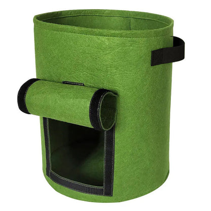 2-Pack Potato Grow Bags with Harvest Window – Breathable Fabric Planters with Handles, Easy Harvest & Reusable Design