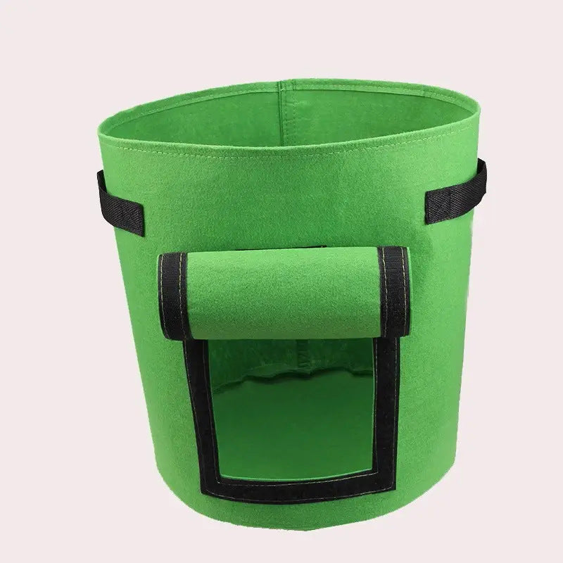 2-Pack Potato Grow Bags with Harvest Window – Breathable Fabric Planters with Handles, Easy Harvest & Reusable Design
