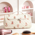 Handcrafted Hair Dryer & Makeup Organizer for Effortless Travel