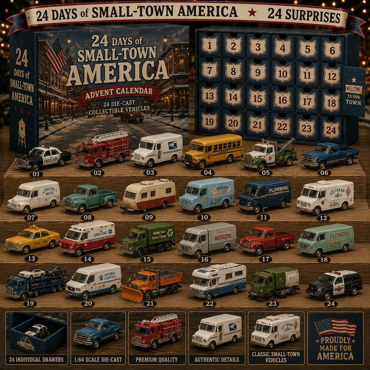 2026 Motorcycle Legends Advent Calendar – 24 Days, 24 Mini Motorcycles, 24 Legendary Rides