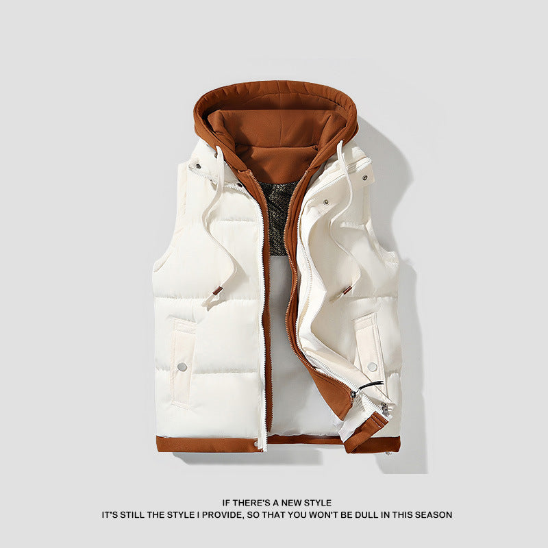 Unisex Hooded Puffer Vest Built for Warm Everyday Layering