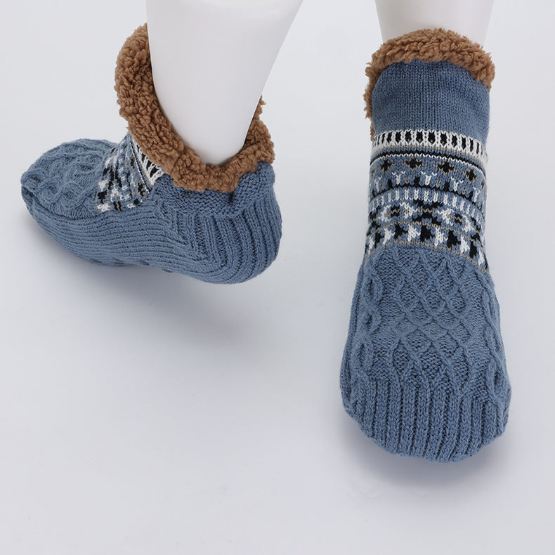 Cozy Non-Slip Slipper Socks – Ultra-Soft Fleece Lining & Stretchy Comfort