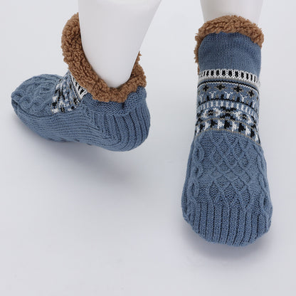 Cozy Non-Slip Slipper Socks – Ultra-Soft Fleece Lining & Stretchy Comfort