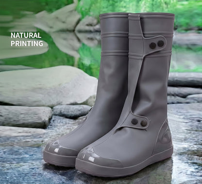 Wide-Opening Waterproof Rain Boot Covers — Easy On, Secure Fit & All-Weather Protection