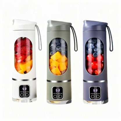 Portable Wireless Blender – 12 Blades, 3 Speeds & Digital Display
