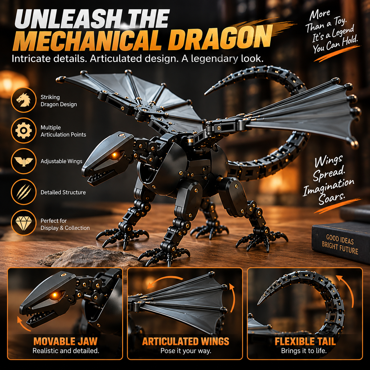 🐉2-in-1 Transforming Dragon Egg – Mechanical Dragon Toy & Collectible