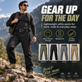 Men's All-Terrain Stretch Utility Cargo Pants - Water-Resistant & Lightweight Outdoor Trousers