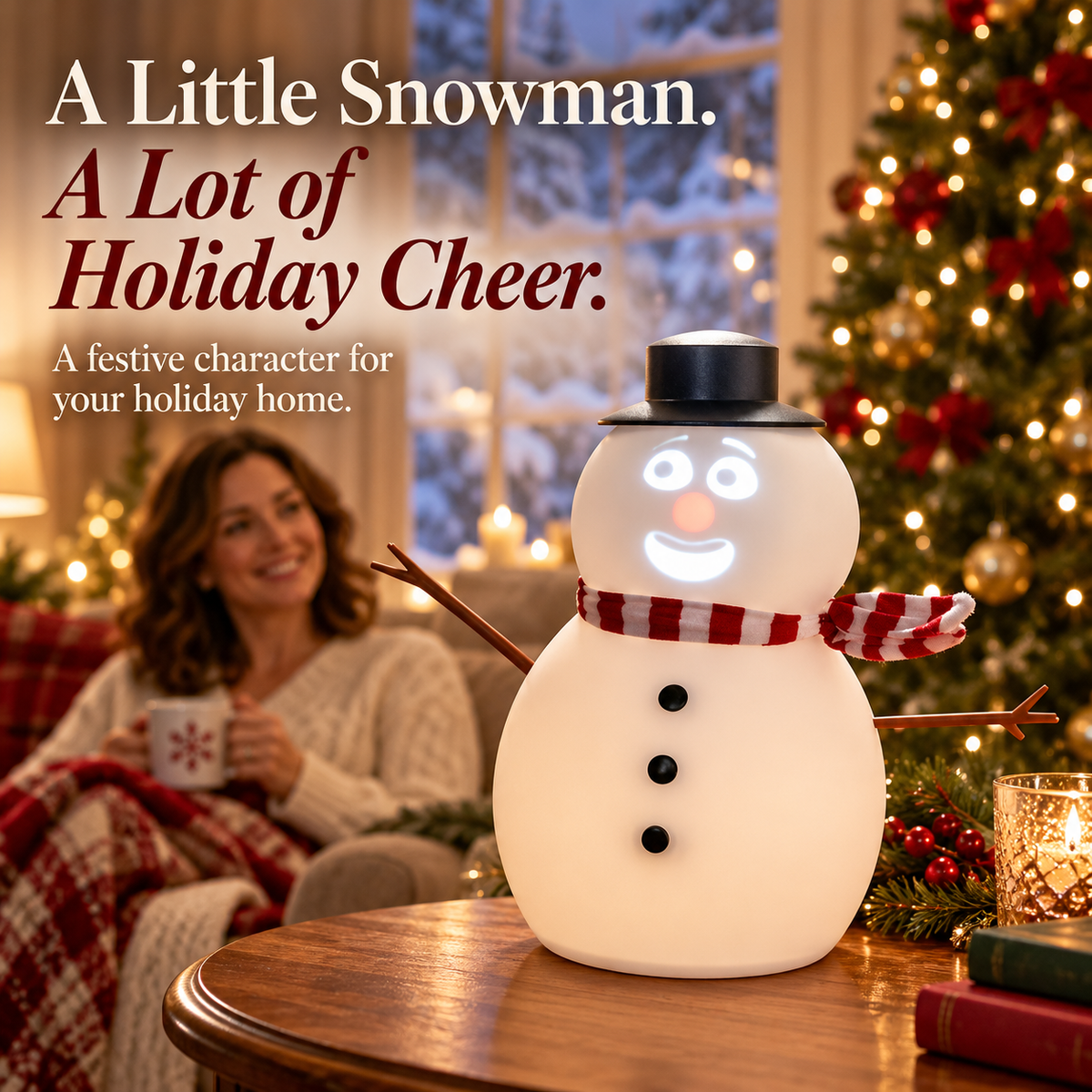 ⛄ Talking & Singing Snowman with Animated Expressions