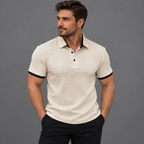 Men's Tailored-Fit Premium Textured Polo