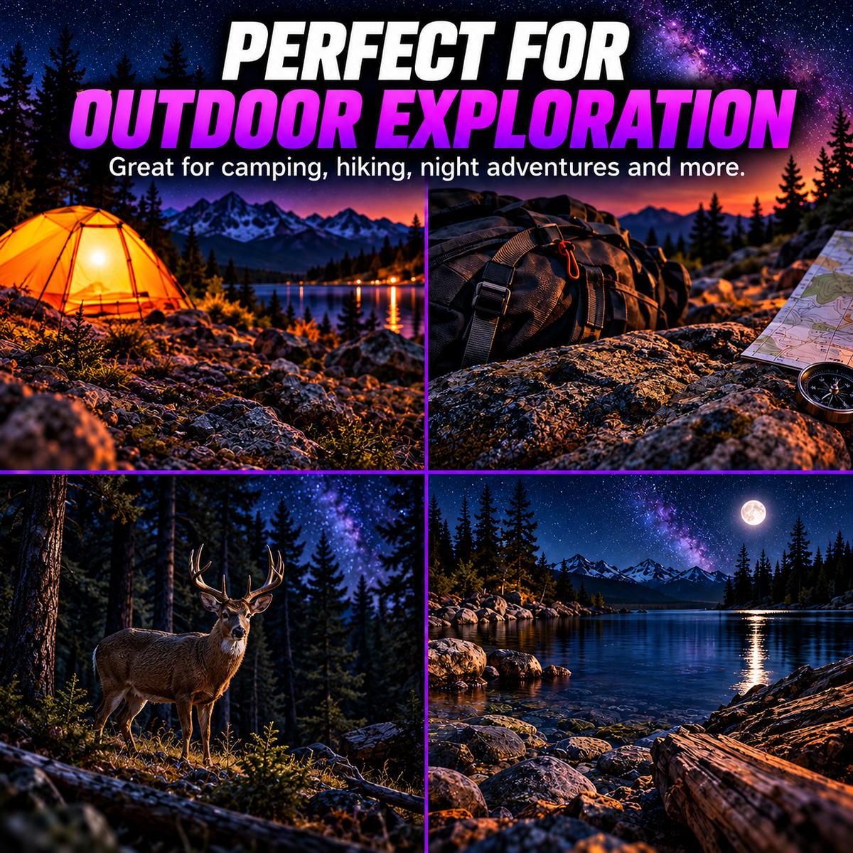 🔦51-LED UV Flashlight — Track Your Prey with Precision🦌