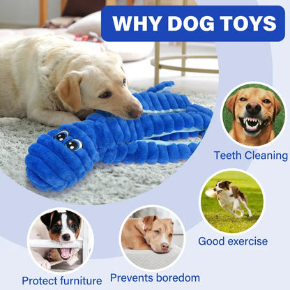 Interactive Octopus Dog Toy – Squeaky, Crinkle & Soft Plush Fun for Happy Pups