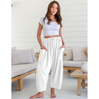 ☀️Summer Hot Sale 49% OFF -Women's Linen Wide Leg Pants with Pockets