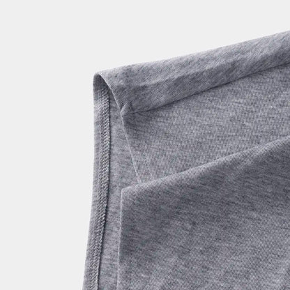 Women's Gray Basic Hoodie Top