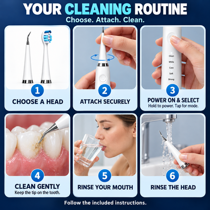 🦷 The Ultimate Sonic Clean Routine Set | 5-Mode Oral Care System 🚀