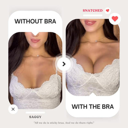 💥Push-up Sticky Bra – Waterproof & Sweat-proof🌸