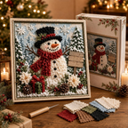 3D Christmas Fabric Poke Art Kit