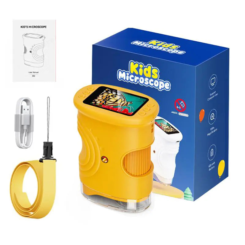 🔬 Kids’ 1000X Digital Microscope with 2.0″ Screen & Photo/Video Capture