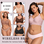 Jelly Seamless Lift Bra | Wireless Push-Up Comfort & Full Coverage