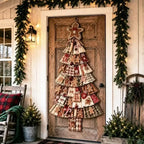 DIY Oversized Patchwork Christmas Tree Door Hanging Kit with Tools