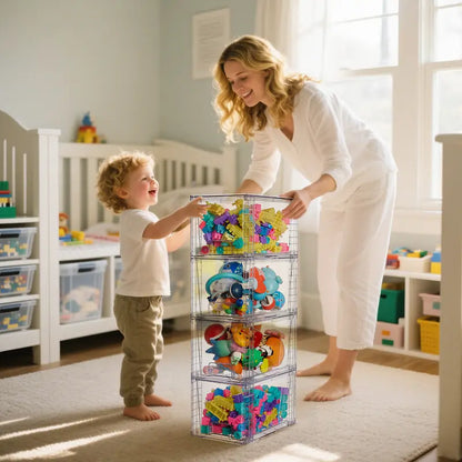 Clear Stackable Storage Drawers