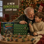 24 Days of Dinosaur Christmas Advent Calendar – 24 Collectible Dino Figurines & Holiday Surprises