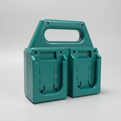 Cordless Tool Battery Storage Rack – 4/6-Slot Organizer, Compatible with DeWalt, Makita & Milwaukee