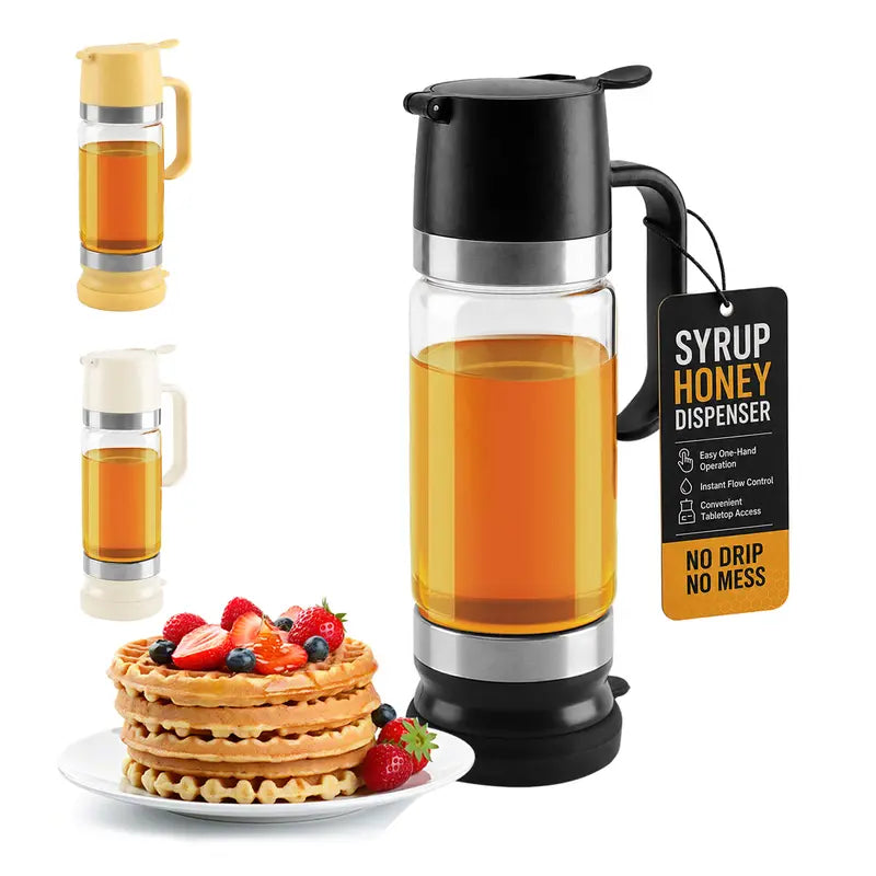 No-Drip Honey Dispenser for Clean, Effortless Everyday Pouring