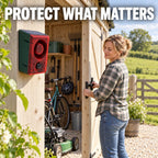 Solar Motion Sensor Alarm Light: Wireless Outdoor Security Siren & Intruder Deterrent ☀️🚨