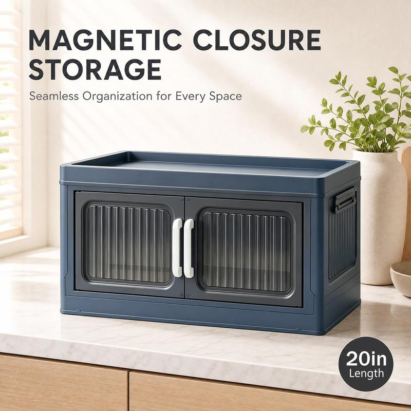 📦20" Multi-Purpose Storage Cabinet with Magnetic Auto-Close Doors & Carry Handles📦