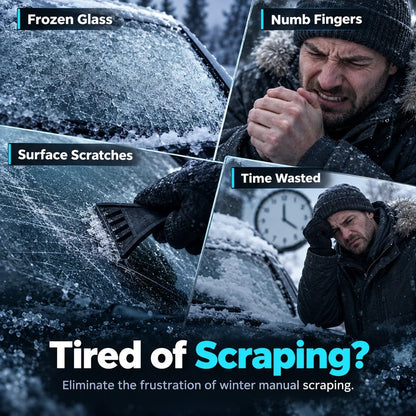 🚗❄️ Electromagnetic frost and snow remover – Effective protection for the car during winter
