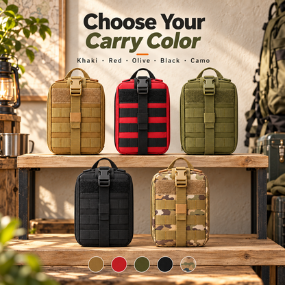 🎒 Tactical First Aid Pouch – 2.7L Compact Outdoor Organizer