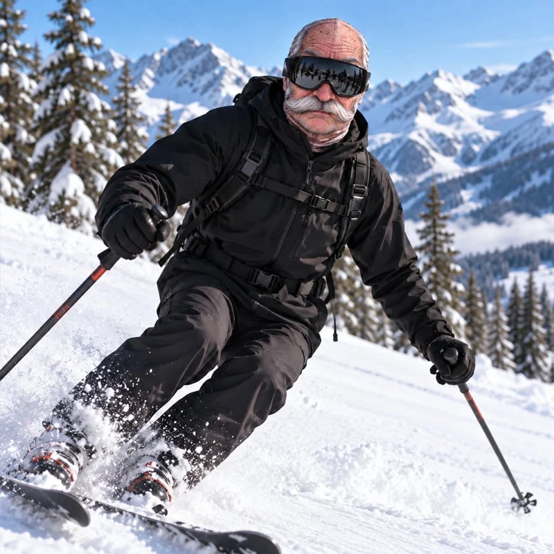 🤣Funny Realistic Face Ski Mask – Hilarious Winter Party Gear for Outdoor Groups