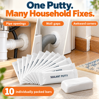 10-Pcs Moldable Sealant Putty – Waterproof Gap Filler & Pest Barrier