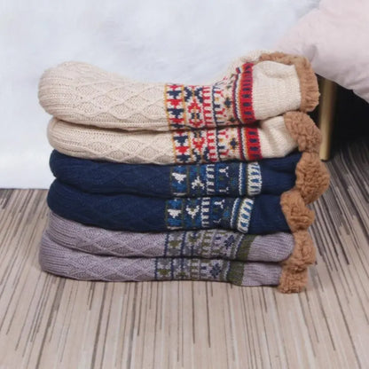 Cozy Non-Slip Slipper Socks – Ultra-Soft Fleece Lining & Stretchy Comfort