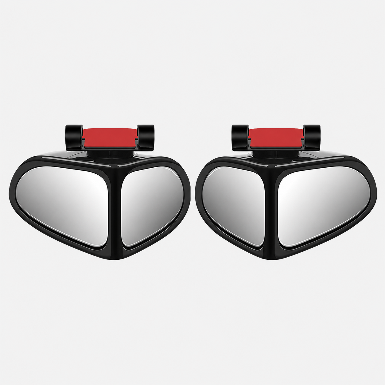 2 PCS 360° Rotating Dual-Lens Rearview Assist Blind Spot Mirror