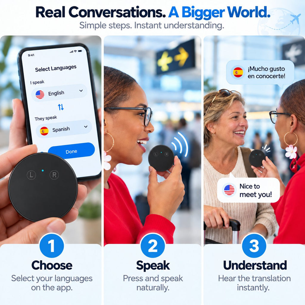 ⏳ Last day! 50% OFF – 🗣️Portable Wireless AI Language Translator Pen