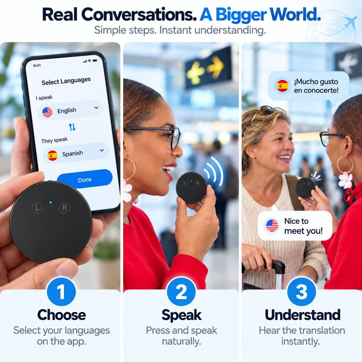 ⏳ Last day! 50% OFF – 🗣️Portable Wireless AI Language Translator Pen