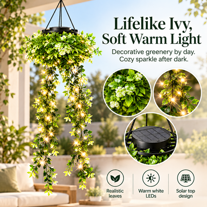 Solar Artificial Plants Hanging lights– Bring Your Garden to Life After Dark
