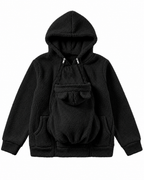 🦘 Kangaroo Baby Carrier Hoodie – Hands-Free Cozy Fleece Jacket 👶