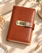 📖 A6 savings notebook, 3-Digit Resettable Password Lock, suitable for storing money and important documents 🔐