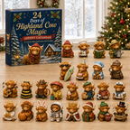🔥LAST DAY 49% OFF-🐮 24 Days of Highland Cow Advent Calendar