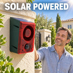Solar Motion Sensor Alarm Light: Wireless Outdoor Security Siren & Intruder Deterrent ☀️🚨